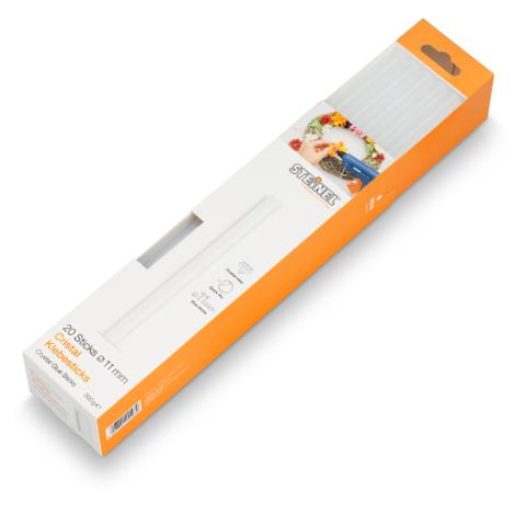  Glue sticks Ø 11 mm Crystal 20 ea. (500 g)